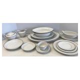 Harmony House Silver Melody Fine China