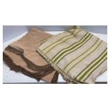 Vtg Sofa Covers & Flannel Sheets (full)