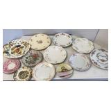 Vtg Handed Painted Plate Collection