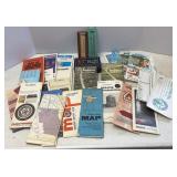 Vtg AC Spark Plug Tin, Highway Maps