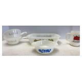 Vtg Fire King Dishes