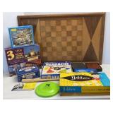 Checkerboard, Vtg Board Games & Sealed Puzzles