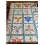 Antique Hand Made Star Quilt
