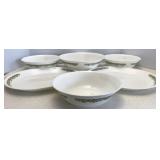 Vtg Corelle Crazy Daisy Serving Bowls & Platter