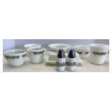 Vtg Corning & Pyrex Crazy Daisy Pattern