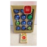 Vtg Shiny Brite Christmas Ornaments & Hangers