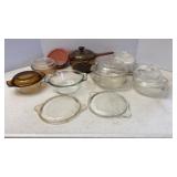 Visions Cook Ware, Pyrex & Extra Lids