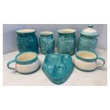 Porcelain Canisters & Utensil Jar