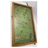 Antique Poosh-M-Up Pin Ball Game