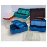 Tupperware & plastic Jewelry Storage