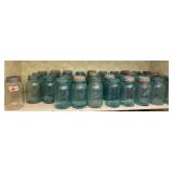 (39) Antique Ball Qt Fruit Jars