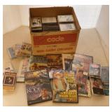 Box of Classic Country Music Cassettes & various