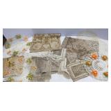Table Scarves & Plastic Doilies