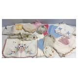 Embroidered Table Scarves & Napkins