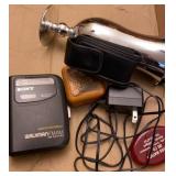 Walkman cassette player (untested) & misc