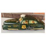 1949 Dick Tracy Press Metal Key Squad Car