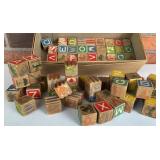 Antique Wooden Building Blocks