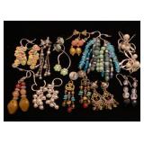 Beaded dangle earrings