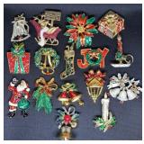 Christmas Brooches