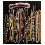 Very long chains with beads  and embellishments