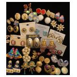 Large clip on earrings