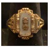 10K yellow gold 1962 Grensburg HS Josten class