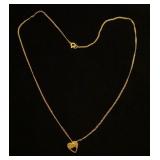 14K yellow gold very fine 16 inch necklace