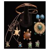 Turtle jewelry pieces