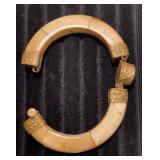 Bone?? Clasp bangle bracelet