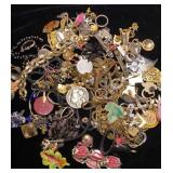 Quart size bag of miscellaneous jewelry