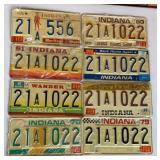 Vtg Fayette Co. Indiana License Plates