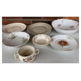 Vtg Ironstone & Hand Painted Porcelain Pieces