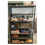 Metal Shelving Unit (no contents)
