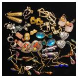 Various style pierced earrings