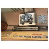 Vtg Bolex 18-5L Super 8mm Camera, Screen & Tripod