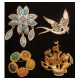 Celebrity & Sarah Cov brooches