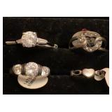 Sterling Premiere Designs rings