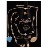 Gold filled HGE rings, bracelets and necklaces