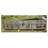 Wooden Box Bed For Wagon, "Wonky"