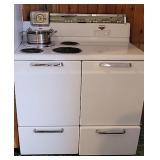 Vintage Hotpoint electric stove