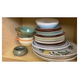 Mismatched dishes