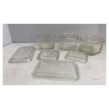 Refrigerator dishes and extra Pyrex lids