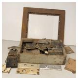 Wooden Flat of Antique Door Lock Sets