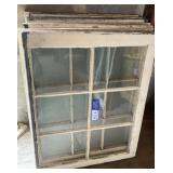 (8) Antique Single Pane Glass Windows