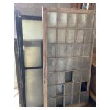 Antique Glass Storm Windows