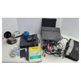DVD player, keyboard +
