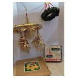 Vintage Christmas chandeliers: