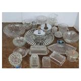 1950s clear glass. Avon goblet;