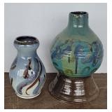 Hand thrown pottery