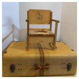 Antique Travel Crib & Potty Chair